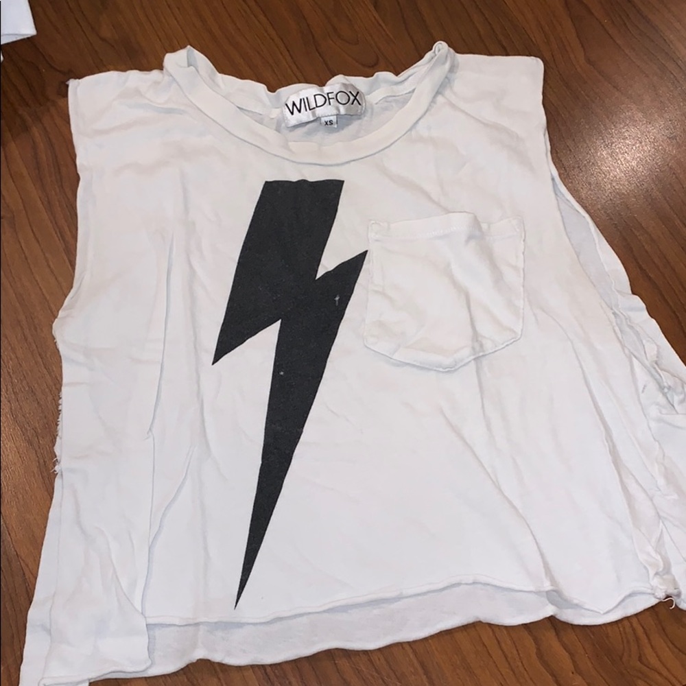 Cropped muscle tee